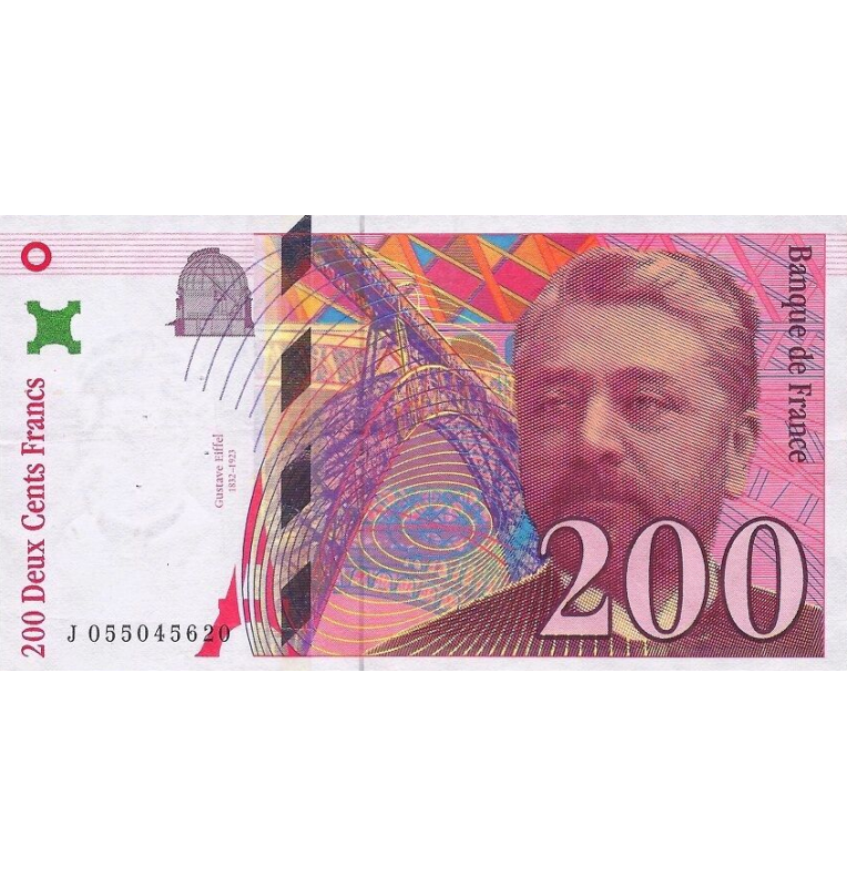 Francia 200 Francos 1997 Pick 159b  (NO UNC)